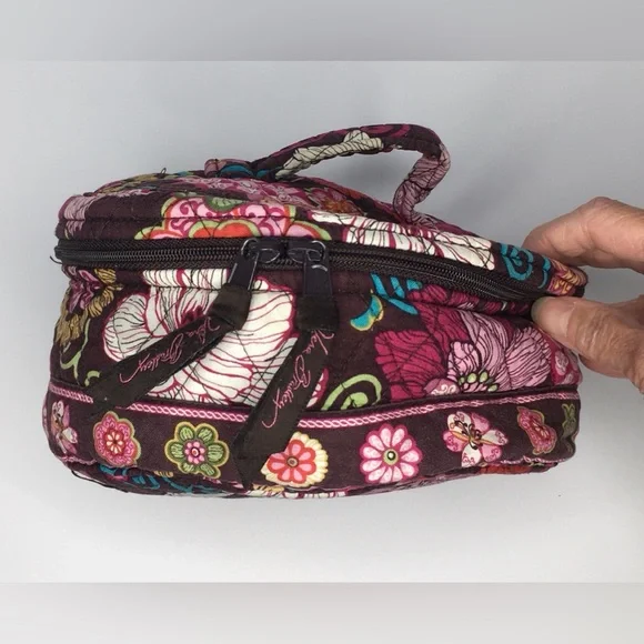 Vera Bradley Zip Around Makeup Bag - Picture 1 of 8